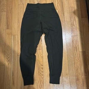 Lululemon green align joggers. Size 6. Like new.